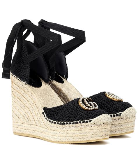 gucci espadrilles wedge